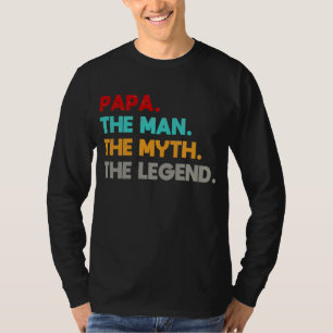 T-shirt papa l'homme le mythe la légende