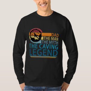 T-shirt Papa L'Homme Le Mythe La Légende De La Cave