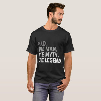 T-shirt papa l'homme le mythe la légende papa