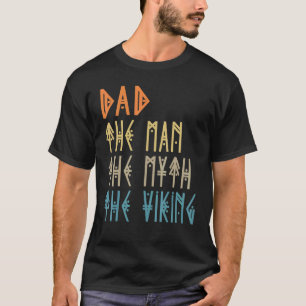T-shirt Papa l'homme le mythe le Viking
