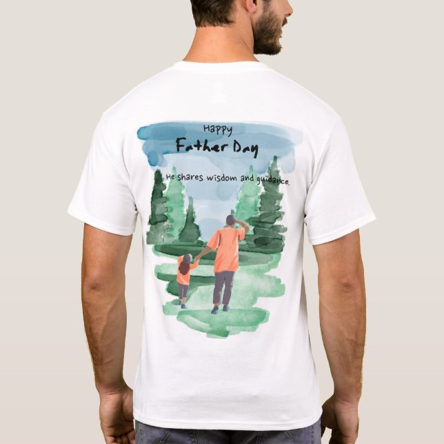 T-shirt Papa : L'Influenceur d'origine (Dos)