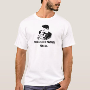 T-shirt Papa : Ma lumière de guidage