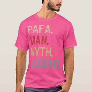 T-shirt Papa Man Myth Légende Fête des pères