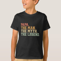 Papa Man Myth Légende Pour Hommes Drôle Père Cadea