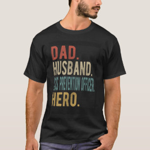 T-shirt Papa Mari Agent de prévention de la perte Héros