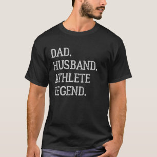 T-shirt Papa Mari Athlète Légende Athlète Papa