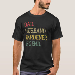 T-shirt Papa Mari Gardener Légende Gardener Papa