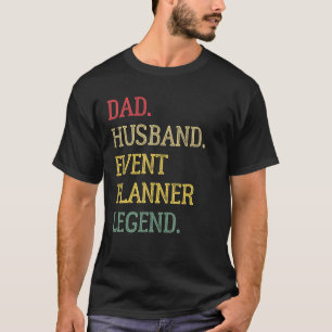 T-shirt Papa Mari Organisateur d'événements Légende Organi