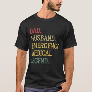 T-shirt Papa Mari Urgence Légende Médicale Urgence Med
