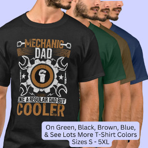 T-shirt Papa mécanicien comme un père normal mais plus coo