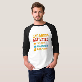 T-shirt Papa Mode Activé Funny Fête des pères Cadeau