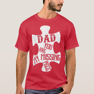 T-shirt Papa Mon Ange Gardien Tu Es Mon Pièce Manquante Me
