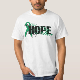 T-shirt Papa mon héros - espoir de Cancer de rein