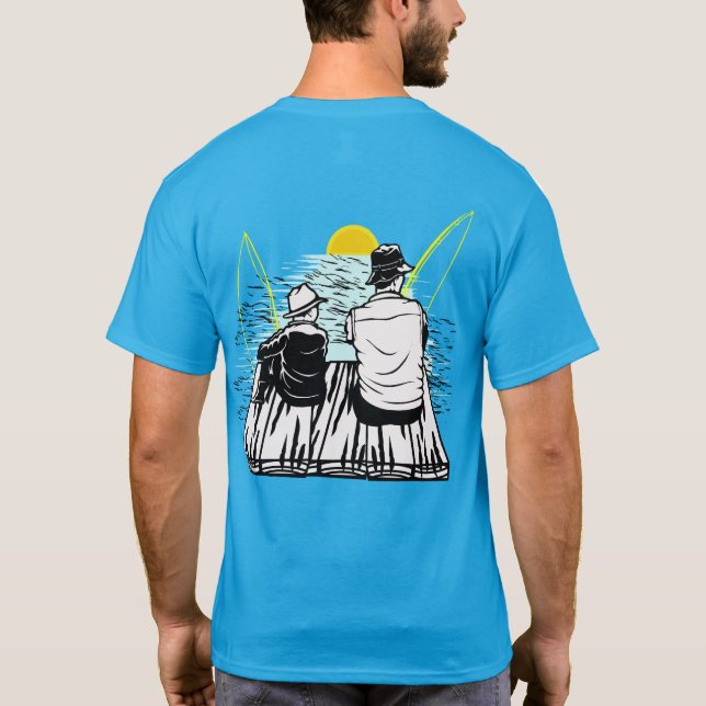 T-shirt Papa : Mon premier meilleur ami (Dos)