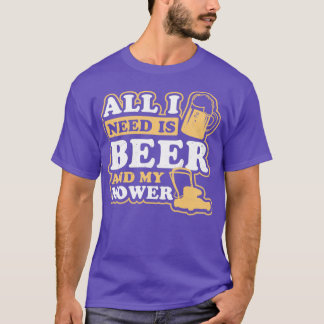 T-shirt Papa Mowing Shirt Tout Ce Dont J'Ai Besoin Est Mow