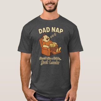 T-shirt Papa Nap - Drôle Chat Nap Parodie pour les pères |