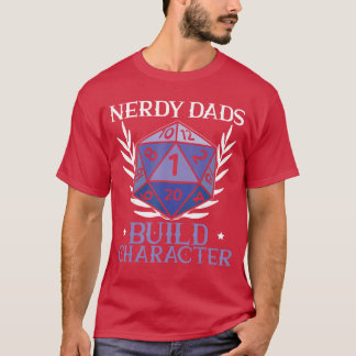 T-shirt Papa nerd jeu de rôle Jeux D20abletop Jeux drôles