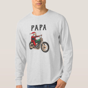 T-shirt Papa Noël personnalisé nommé cadeau