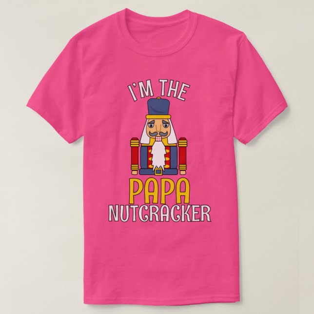 T-shirt Papa Nutcracker Correspondance de famille Noël 3 (Design devant)