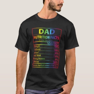 T-shirt Papa Nutrition Fiches idées pour Père Papa
