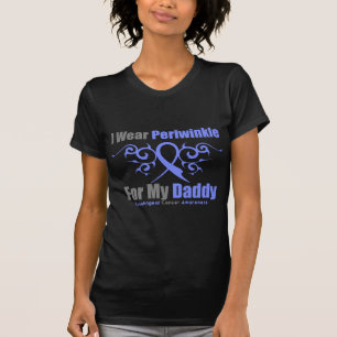 T-shirt Papa oesophagien de ruban de bigorneau de Cancer