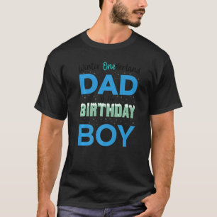T-shirt Papa Of The Birthday Boy Shirt Winter Onederland F