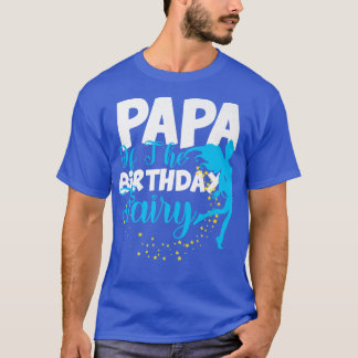 T-shirt Papa of The Birthday Fairy Fantasy Birthday Squad 