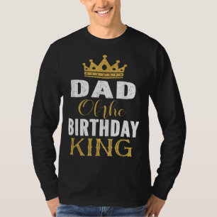 T-shirt Papa Of The Birthday King Boys Anniversaire Party 
