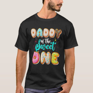 T-shirt Papa Of The Sweet Un 1er Anniversaire Famille Donu
