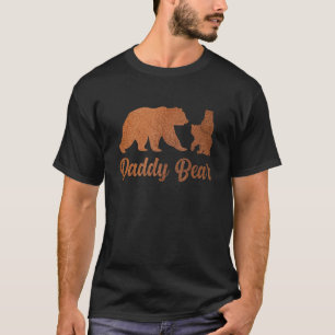 T-shirt Papa Ours 2 Cubs Papa Ours Ours Étonnant Camping 1