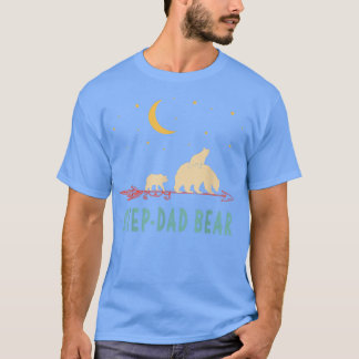 T-shirt Papa ours avec 2 oursons chemise deux fois bénie é