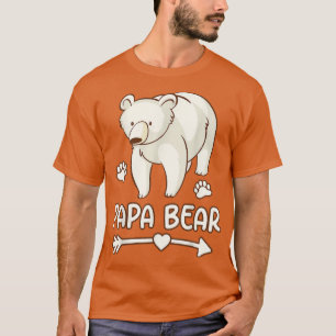 T-shirt papa ours chemise pour papa, papa ours chemise pou