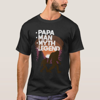 T-shirt Papa - Papa Man Myth Legend