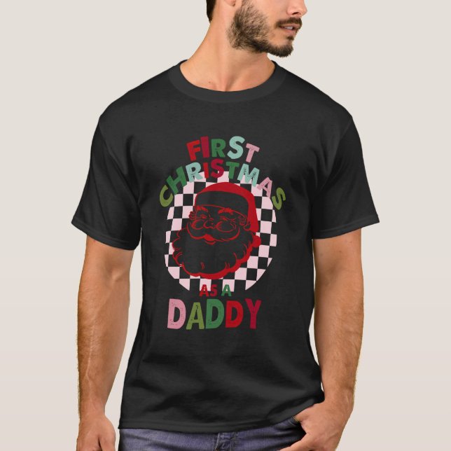 T-shirt Papa Papa Noël Noël Noël Noël Noël Noël Noël Noël  (Devant)