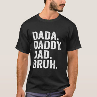 T-shirt Papa Papa Papa Frère Papa Fête des Pères Pour Papa