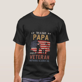 T-shirt Papa Papa Papa Papa Day Mon Vétérinaire Préféré Es
