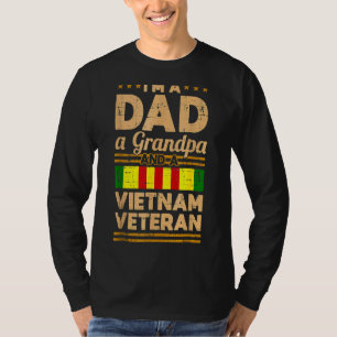 T-shirt Papa Papi Vietnam Vétérinaire Vintage Cadeau Homme
