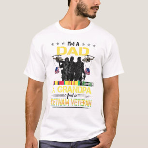 T-shirt Papa Papi Vietnam Vétérinaire Vintage Militaire Ho