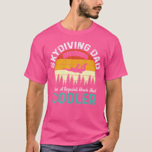 T-shirt Papa parachutiste comme un oncle papa normal mais