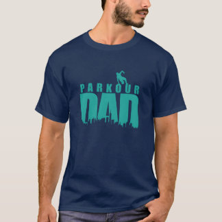T-shirt Papa Parkour Obstacle Sportraining fille