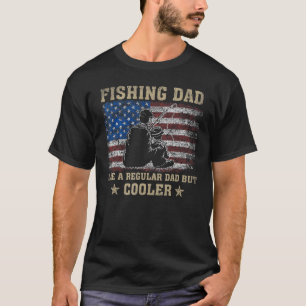 T-shirt Papa Pêcheur Comme Un Papa Normal Mais Plus Cool D
