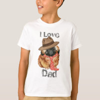 T-shirt papa Pekingese