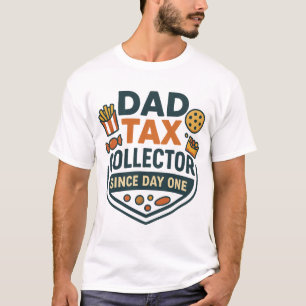 T-shirt Papa percepteur des impôts Design de papa drôle