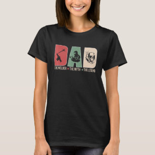 T-shirt Papa Pères Soudeurs Mythes Légende Vêtements