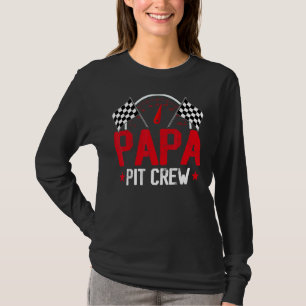 T-shirt Papa Pit Crew Race Car Anniversaire Fête Racine Fa