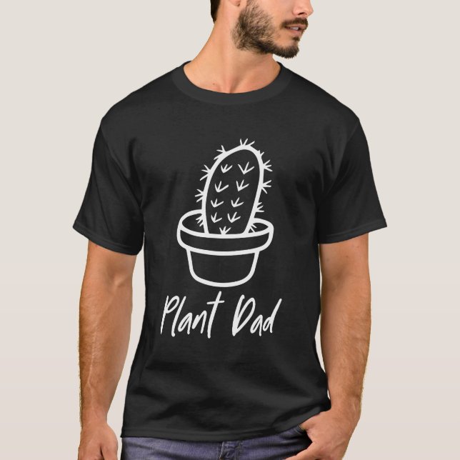 T-shirt papa plante (Devant)