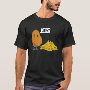 T-shirt Papa Pomme de terre Lazy Costume d'Halloween Drôle