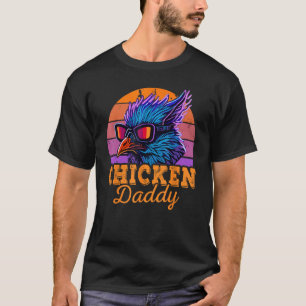 T-shirt Papa Poule Homme, Volailles de Paysan Vintage