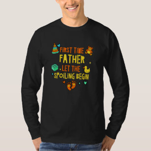 T-shirt Papa pour la première fois, que le gâchis commence