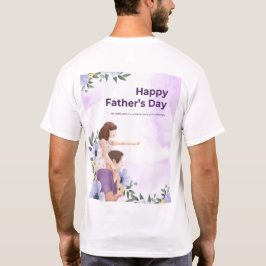 T-shirt Papa : Powered by Coffee & Love